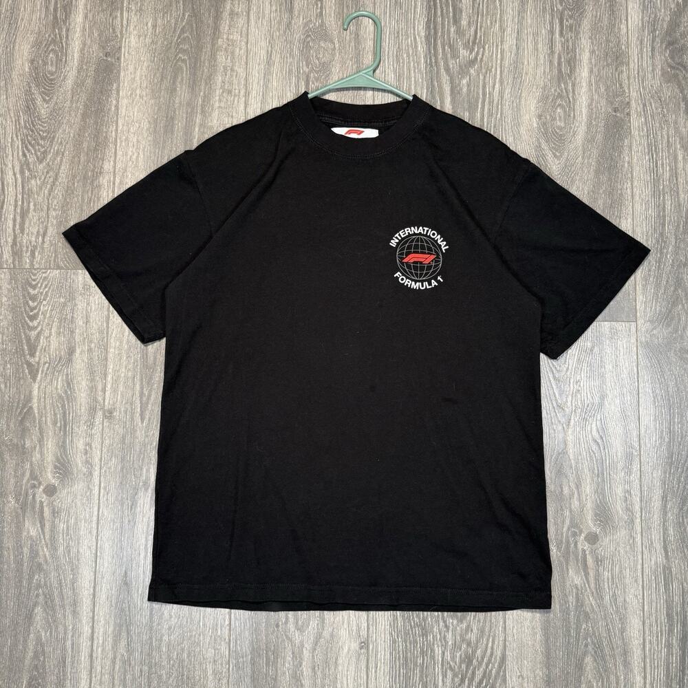 Formula 1 x Pacsun Graphic T Shirt Men's Size M Black Short Sleeve Racing Logo - Picture 2 of 6